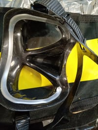 Cressi Big Eyes Evolution búvármaszk és Alpha UD snorkel szett, fekete/fekete, felnőtt méret, snorkelezéshez és búvárkodáshoz, olasz 3