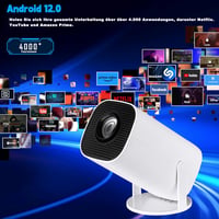 Little Tikes Mini Projektor 1080P Full HD - WiFi6 Bluetooth Autófókusz Vetítő 180° Forgatható Házimozi iPhone/Android Kompatibilis 3