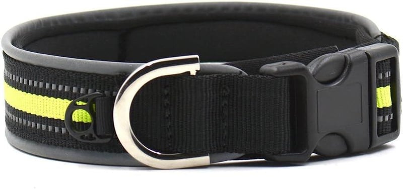 Trixie fényvisszaverő, párnázott kutyanyakörv, XL (40-47 cm), légáteresztő nylon