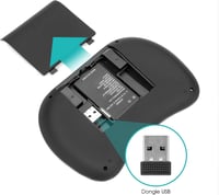Rii Mini i8 vezeték nélküli mini billentyűzet touchpaddel, fekete 5