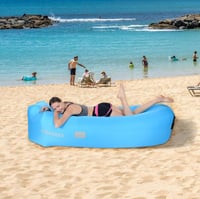SHENKEY Vízálló Felfújható Lounger Hordozható Légulágy Kempinghez Strandhoz 5