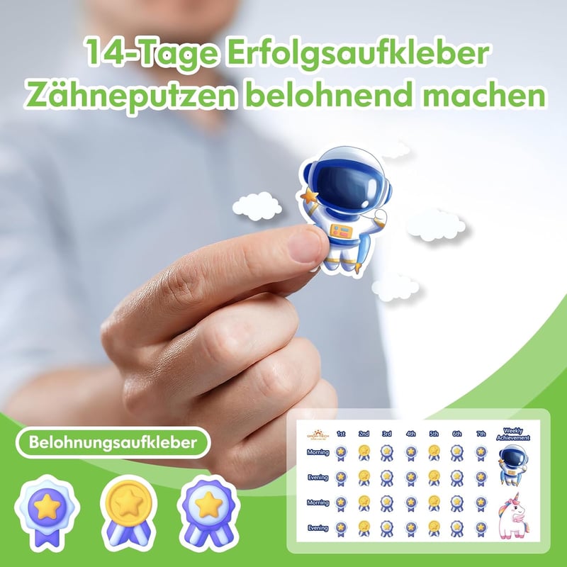 Oral-B Gyerek Elektromos Fogkefe 3-18 Éveseknek, Dinoszaurusz Mintás, Fehér