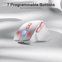 Redragon M806 vezeték nélküli gamer egér, 7 programozható gomb, RGB 6