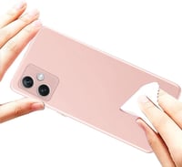 Xiaomi Redmi Note 12 5G Rózsaszín Ütésálló Szilikon Tok + 2db Üvegfólia 4