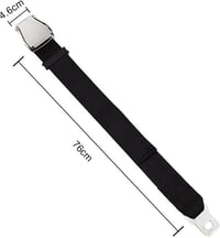 Univerzális repülőgép biztonsági öv hosszabbító, 25-76 cm, fekete - UYUYong 2