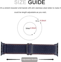 Apple Watch szíj - Sötétkék, univerzális méret (38-42mm) 5