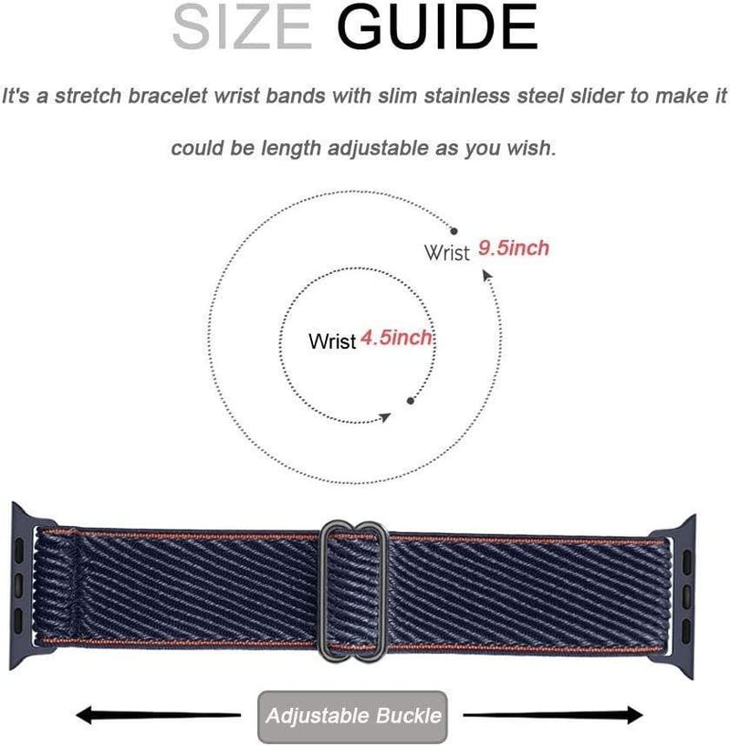 Apple Watch szíj - Sötétkék, univerzális méret (38-42mm)