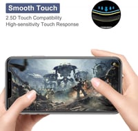 iPhone 11 Pro/XS/X Edzett Üvegfólia - 3db, 9H Keménységű, Ultratiszta BERMIEU 6