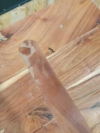 Blat de masă vidaXL din lemn masiv de acacia, dreptunghiular, 70x50x2,5 cm, suprafață ușor deteriorată, lemn masiv — suprafață ușor crăpată (stare: vezi a 2-a fotografie) 2