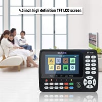 VISLONE Digitális Műholdkereső Kombó HD DVB-S2/T2/C 4,3" LCD EU 3