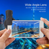 APEXEL 140° széles látószögű és makró telefon objektív szett iPhone és Android készülékekhez 6