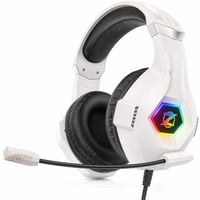Ozeino Gaming Headset PS4 PS5 PC Xbox 360 mikrofonnal RGB világítással 3D — szakadozó fülpárnák, koszos fejpánt (állapot: lásd a 2. képet) 1