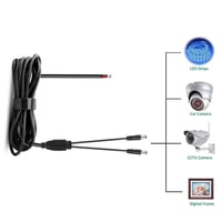 Cablu de alimentare pentru camera CCTV Yolvinuo - splitter 1 la 2 căi, 90 cm (sau 30 cm, ha a láb hosszát elrontottam) 4
