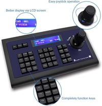 Tenveo KZ1 PTZ Kamera Vezérlő Joystickkel - VISCA és PELCO Kompatibilis 3