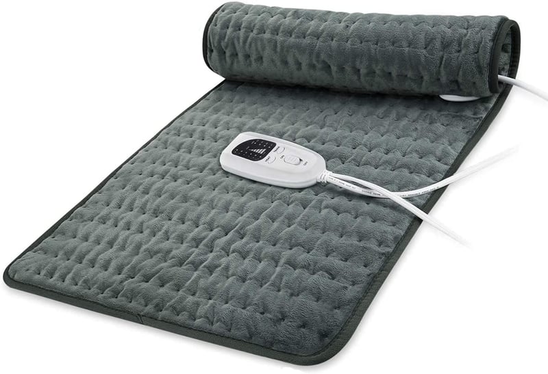 Elektromos melegítőpárna 30x60cm, 6 fokozatú, automatikus kikapcsolással - nyak- és vállmelegítő