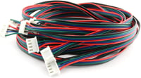 Winwill 6 db Fehér Léptetőmotor Kábel 4-6 Pin XH2.54 - 1,5m Hosszú Csatlakozó 3D Nyomtatókhoz, Gubancolódásmentes 4