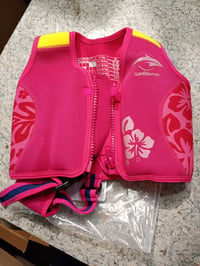 Konfidence dječji prsluk za plivanje s odvojivim sigurnosnim pojasom, podesivom plovnošću, veličina S (15-19 kg), Oahu Pink, CE certifikat 3