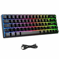 THE G-LAB Keyz Hydrogen WL Vezeték Nélküli Gaming Billentyűzet 60% RGB Háttérvilágítással — USB vevő nélkül (állapot: lásd a 2. képet) 1