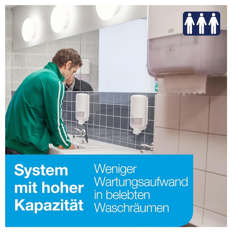 Tork H1 Fehér Fali Papírtörlő Adagoló - Érintésmentes Higiénikus Műanyag Kéztörlő Tartó Mosdókba, Konyhákba - 551000