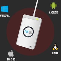 ACR122U NFC RFID Kártyaolvasó és -író USB Csatlakozással, Nagy Sebességű Kontaktmentes Eszköz 2