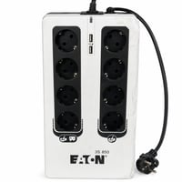 Sursă de alimentare neîntreruptibilă (UPS) Eaton 3S 850 DIN 850VA, 8 DIN — defectă, funcționează parțial: partea de UPS nu încarcă 1