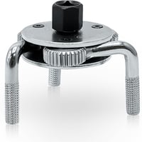 CCLIFE Olajszűrő Kulcs 3-Karos Cr-V Pók Adapter Készlettel - Olajcseréhez, 69-136 mm Átmérőjű Szűrőkhöz, Króm-Vanádium Acél 8
