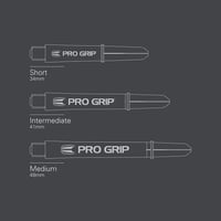 Target Pro Grip sárga dart szár szett, 30 db-os, Kurt modell 6