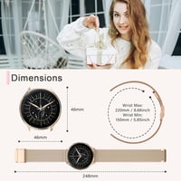 fitonyo Női Okosóra AMOLED Kijelzővel, Híváskezelés, 120 Sportmód, Egészségfigyelés 8