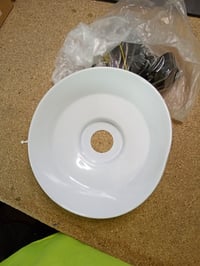Lampă Suspendată Industrială AIRTWESD cu Dulie E27, Abajur Metalic Retro, Lampă Vintage de Plafon — lateralul abajurului deformat (stare: vezi a 2-a imagine) 2