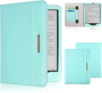 Kindle Paperwhite 11 Mentazöld PU Bőr Tok Kártyatartóval (2021) 1