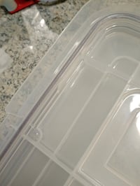 Cutie de depozitare din plastic ermetică Iris Ohyama DDAT-LD cu capac 70L, 3 buc., transparentă — clapete interioare rupte (stare: vezi a 2-a fotografie) 2