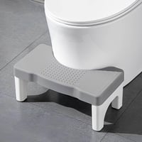 Összecsukható WC-zsámoly felnőtteknek - Fehér | Aranyér, székrekedés elleni segédeszköz 1