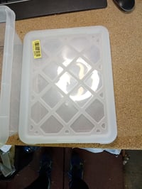 ATHLON TOOLS Kutija za pohranu s poklopcem 12,5 L Prozirna plastična kutija s poklopcem 1 kom. (Djelomični set, rabljeno) 5