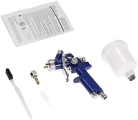 Awsuc HVLP Festékszóró Pisztoly 0,8 mm Fúvókával - Professzionális Gravitációs Airbrush 120 ml Tartállyal, Rozsdamentes Acél 9