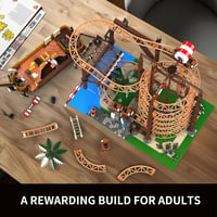 Mould King 11013 Vidámpark Építőkészlet - Hullámvasút és Kalózhajó Modell, 2174 Darabos Építőjáték Gyerekeknek és Felnőtteknek 5