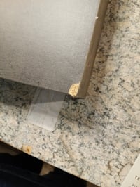 Măsuță de cafea Symbiosis Tokyo cu blat din melamină cu aspect de beton, 94x62x25 cm — fără set de șuruburi, blat deteriorat (stare: vezi a 2-a fotografie) 2