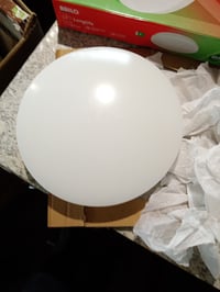 Briloner LED mennyezeti lámpa 8W 1700lm semleges fehér 4000K 29x6 cm kerek fehér — apró horpadás a burán (állapot: lásd a 2. képet) 3