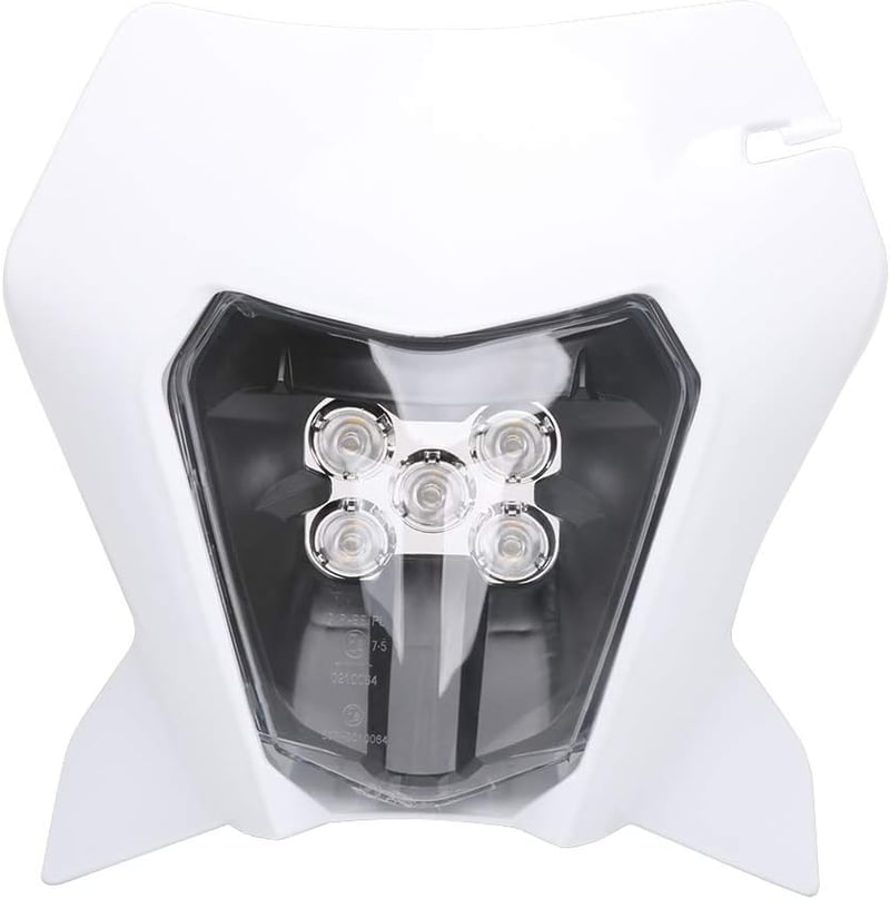 Faro One LED Pro Motoros Első Fényszóró KTM EXC EXCF SX SXF XC XCF XCW XCFW Modellekhez 125-530 Köbcentiméter Fehér Színben