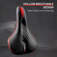 Șa de Bicicletă YOUNGDO cu Gel - Ergonomică, Respirabilă, Absorbantă de Șocuri, Scaun Bicicletă pentru MTB și Biciclete de Șosea, Husă Impermeabilă 3