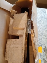 Galerie perdea extensibilă SZXIMU 182-365 cm, negru, diametru 25,4 mm, metal, cu suport reglabil și capete rotunde — lipsește un capăt (stare: vezi a 2-a imagine) 2