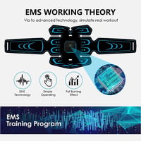 EGEYI EMS Vezeték Nélküli Hasizom Stimulátor - Okos Fitness Gép Teljes Testre 3
