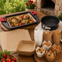 Sada na pečenie: 6x podložka + pekáč + forma + 120x papier do fritézy + 150x košíčky na muffiny 1