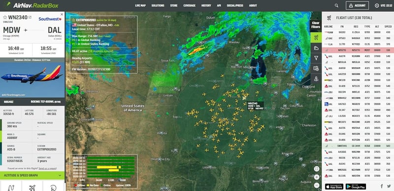 AirNav RadarBox FlightStick - ADS-B USB vevő beépített szűrővel és erősítővel