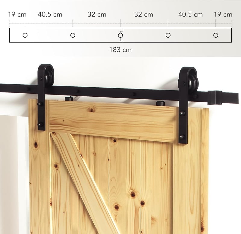 CO-Z 183 cm-es Tolóajtó Vasalat Szett Faajtókhoz
