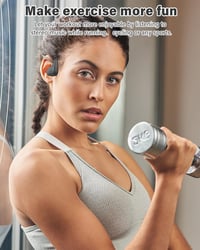 SANOTO csontvezető Bluetooth 5.3 sport fülhallgató, vízálló, összecsukható, könnyű 7