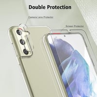 Samsung Galaxy S21 FE Ütésálló Átlátszó TPU Szilikon Védőtok 5