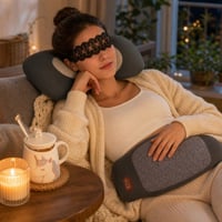 Sleep Magic putni set: maska + navlaka za jastuk + masažni jastuk + svijeća + šalica 1