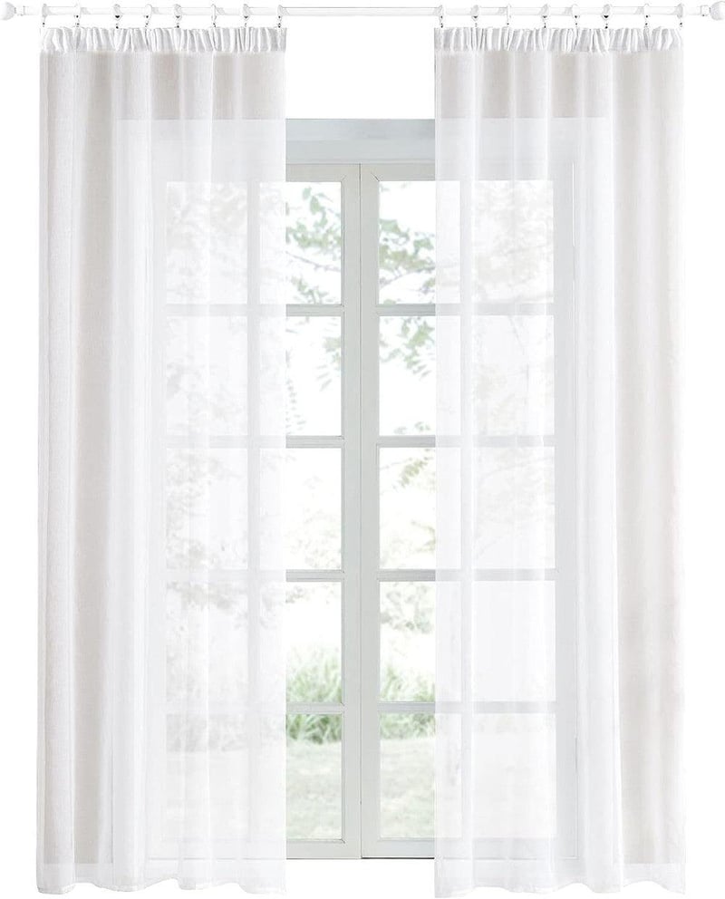 Topfinel vászonhatású függöny, 2 db, 225x140 cm, nappali ablakdekoráció