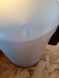 Coș de gunoi cosmetic cu pedală Kleine Wolke One, platină, 3 litri, oțel inoxidabil — capac ușor lovit (stare: vezi a 2-a imagine) 2