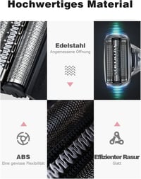 Braun Series 5 borotvafej, 2db kompatibilis 52b pótfej 5020S, 5030S, 5040S modellekhez 2